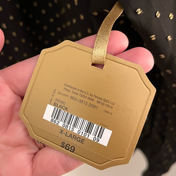 NWT Mock Neck Blouse — XL - Picture 12 of 13